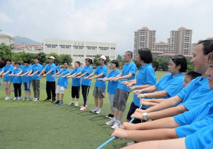 云南昆明户外团建公司-拓展方案项目之动力绳圈